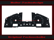 Tachoscheibe für VW Touareg 7L mit Display 2006 bis 2010 Facelift Mph zu Kmh