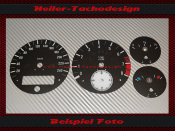 Tachoscheibe f&uuml;r BMW Z8 E52 150 Mph zu 240 Kmh