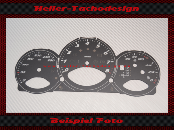 Speedometer Disc for Porsche Boxster 987 Cayman 987c PDK 175 Mph to 280 Kmh