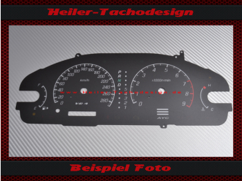 Speedometer Disc for Mitsubishi Legnum VR4 Automatik Mph to Kmh