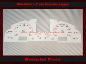 Tachoscheibe für Porsche Cayenne 9PA 2002 bis 2010 270 Kmh 8000 UPM