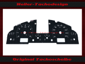 Tachoscheibe für Porsche Cayenne 9PA 2002 bis 2010 270 Kmh 8000 UPM