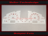 Tachoscheibe für Porsche Cayenne 9PA 2002 bis 2010 270 Kmh Benzin