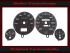 Tachoscheiben für Audi 80 90 260 Kmh 893 190 A