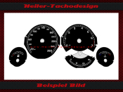 Tachoscheibe für BMW E34 260 Kmh
