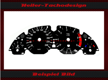 Tachoscheibe f&uuml;r BMW E39 Diesel
