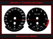 Tachoscheibe für BMW E60 E61 260 bis 8