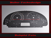 Tachoscheibe f&uuml;r BMW X3 X5 F10 F15 F25 Diesel Mph zu Kmh Display Mittig