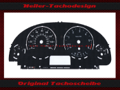 Tachoscheibe für BMW X3 X5 F10 F15 F25 Diesel Mph zu Kmh Display Mittig