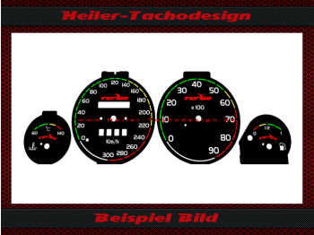 Speedometer Disc for Fiat Uno Turbo 1.4 ie