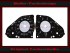 Speedometer Discs for Mercedes W203 C55 AMG 200 Mph to 320 Kmh
