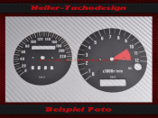 Tachoscheibe f&uuml;r Honda CBF 1000 Mph zu Kmh