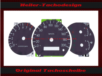 Tachoscheiben für Kia Rio 2003 200 Kmh 8000 UPM