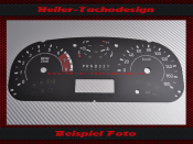 Gauge face Hummer H3 MPH to KMH