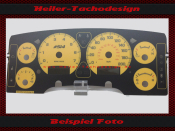 Speedometer Disc for Dodge Ram 1500 Facelift 257 KW 5,7 V8 Mph to Kmh