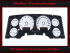 Tachoscheibe für Dodge Ram 1500 Facelift 257 KW 5,7 V8 120 Mph zu 200 Kmh 7000 UPM