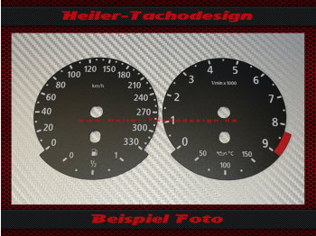 Speedometer Discs for BMW E60 E92 E93 M3 M5 200 Mph to 330 Kmh 9000 UPM