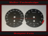 Tachoscheiben für BMW E91 E92 E93 M3 200 Mph zu 330 Kmh 9000 UPM 50 100 150 Gradcelsius