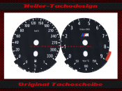Speedometer Disc for BMW M3 E90 2000 330 Kmh 9000 RPM