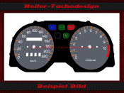 Tachoscheibe für Yamaha XJ 600 N oder S Mph zu Kmh