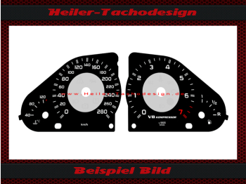 Speedometer dial Mercedes W203 C-Class G55 AMG V8 compressor