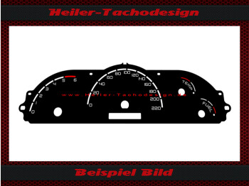 Tachoscheibe Opel Vectra B Tacho 220 - DZM 6 Facelift