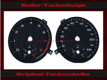 Tachoscheiben für Audi A1 Benzin