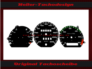 Tachoscheibe f&uuml;r VW T4 mit Drehzahlmesser