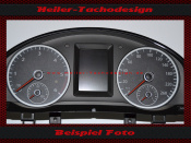Tachoscheibe f&uuml;r VW Jetta 2011 Mph zu Kmh