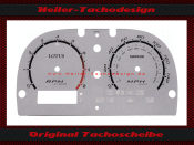 Speedometer Disc Lotus Elise 150 - 8 Shurlok MPH zu KMH