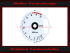 Speedometer Disc for Kawasaki Ninja ZX-6R 2007 to 2008