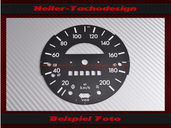 Speedometer Disc for Vw Beetle 1303 Mph to Kmh 200 Kmh