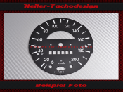 Speedometer Disc for Vw Beetle 1303 Mph to Kmh 200 Kmh