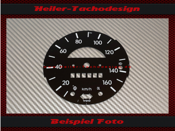 Speedometer Disc for Vw Beetle 1303 Mph to Kmh 160 Kmh without ATF and EGR
