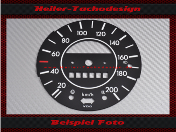 Speedometer Disc for Vw Beetle 1303 Mph to Kmh 200 Kmh without ATF and EGR