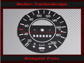 Speedometer Disc for Vw Beetle 1303 Mph to Kmh 200 Kmh without ATF and EGR