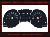 Speedometer Discs for Ford Mustang GT 2010 to 2012 default Model 140 Mph to 220 Kmh
