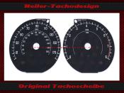 Speedometer Disc for Jaguar XK 2007 Mph to Kmh