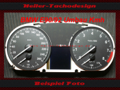 Tachoscheibe f&uuml;r BMW E90 E91 E92 E93 Mph zu Kmh