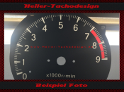 Tachoscheibe Mitsubishi 3000 GT Mph zu Kmh
