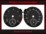 Speedometer Disc VW Jetta 2010 1KM Diesel MPH to KMH