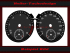 Tachoscheibe für VW Jetta 2010 1KM Diesel Mph zu Kmh