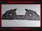 Tachoscheibe f&uuml;r Bentley Continental GT 2005 210 Mph zu 340 Kmh