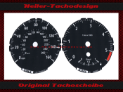 Tachoscheiben für BMW E81 E82 E84 E87 E88 1er 160 Mph zu 260 Kmh 5500 UPM