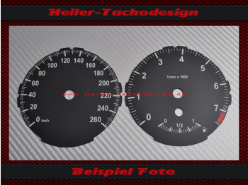 Speedometer Disc for BMW E81 E82 E84 E87 E88 1er Petrol Mph to Kmh