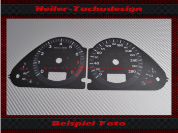 Tachoscheiben für Audi Q7 4L Benzin 180 Mph zu 280 Kmh