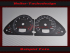 Tachoscheibe f&uuml;r Audi Q7 4L Benzin Mph zu Kmh