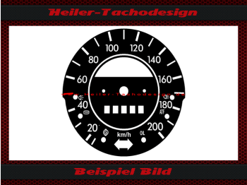 Speedometer Disc for Vw Beetle 1200 200 Kmh
