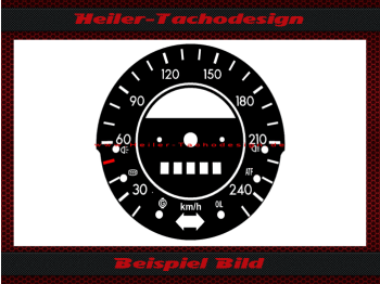 Speedometer Disc for Vw Beetle 1200 240 Kmh