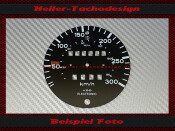 Tachoscheibe Porsche 911 930 Turbo 1976 bis 89